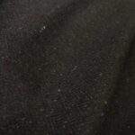 Tvíd modrý s hnědou rybí kostí