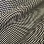 Homspen s černo-bílou kohoutí stopou bavlněný