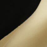 Úplet béžovo-černý double á la neopren