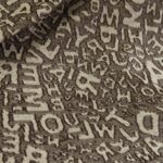 Úplet hnědý žakárový