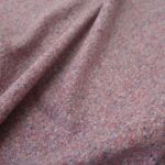 Tvíd růžový s modrými nopkami