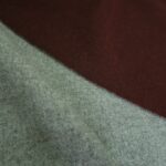 Sukno šedo-hnědé double s kašmírem