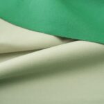 Sukno zeleno-slonová kost double s kašmírem