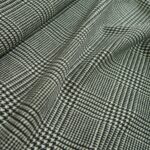 Kabátovka černo-bílá s glenčekovou kostkou