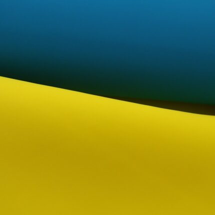 Neopren žlutý a modrý double