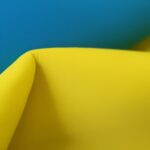 Neopren žlutý a modrý double