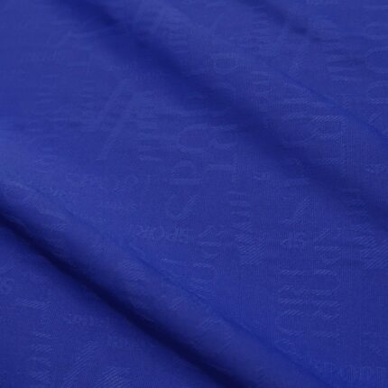 Plavkovina modrá s žakárovými nápisy Versace Sport