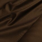 Vlněný serž hnědý