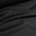 Vlněný serž černý