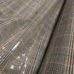 Kostýmovka černo-bílý glenček s průhlednými flitry