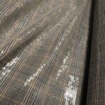 Kostýmovka černo-bílý glenček s průhlednými flitry