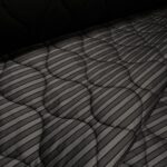 Prošev šedý pruhovaný double