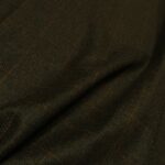 Kostýmovka khaki zelená s oranžovým rastrem