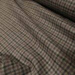 Kostýmovka šedá s fialovo-antracitovým pepitem