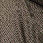 Kostýmovka šedá s fialovo-antracitovým pepitem