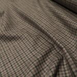 Kostýmovka šedá s fialovo-antracitovým pepitem