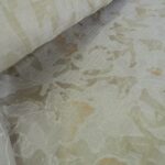 Voál bílý s lurexovými proužky