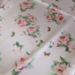 Serž růžový se vzorem růží