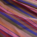 Šantung s barevnými kostkami