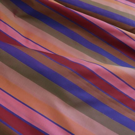 Šantung s barevnými kostkami