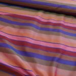 Šantung s barevnými kostkami