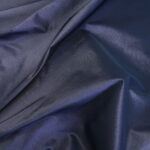 Taft modro-fialový šanzánový