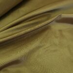 Taft zeleno-béžový hedvábný