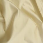 Plátno smetanové tuhé lesklé hedvábné