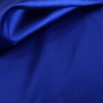 Satén modrý