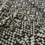 Pletenina šedo-bílá