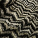 Pletenina černo-bílo-šedá