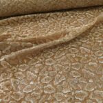 Krajka stříbrno-zlatá s jaguářím vzorem