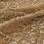 Krajka stříbrno-zlatá s jaguářím vzorem