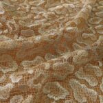 Krajka stříbrno-zlatá s jaguářím vzorem