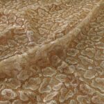 Krajka stříbrno-zlatá s jaguářím vzorem