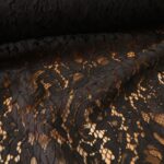 Krajka černá plastická