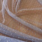 Tyl světle modrý s puntíčky