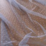 Tyl světle modrý s puntíčky