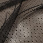 Tyl černý s puntíčky