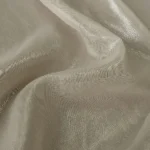 Organtýn smetanový s lesklým nástřikem z bavlny a hedvábí