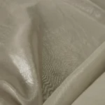 Organtýn smetanový s lesklým nástřikem z bavlny a hedvábí