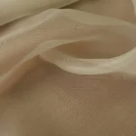 Organza bílá hedvábná