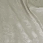 Šantung bílý s žakárovým vzorem á la damašek