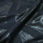 Žakár petrolejový s leskem