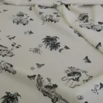 Žoržet bílý s černým vzorem