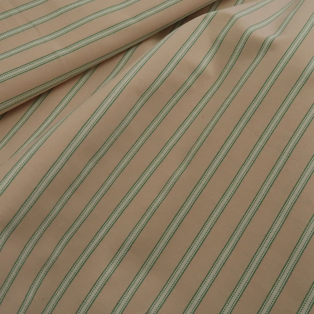 31795_gabarden Gabardén růžový s bílo-zelenými proužky