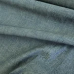 Plátno modré á la denim ze lne a bavlny