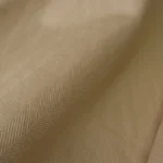 Kostýmovka smetanová ze lne a vlny se vzorem rybí kosti