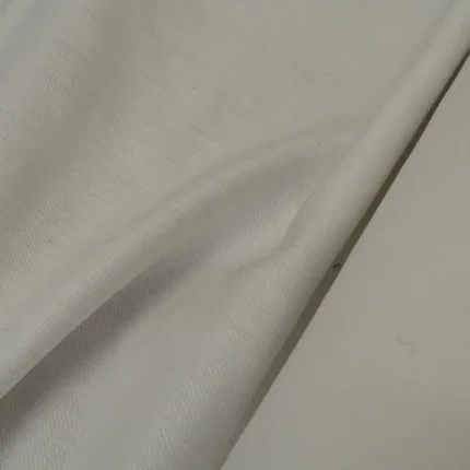 Gabardén bílý lněný