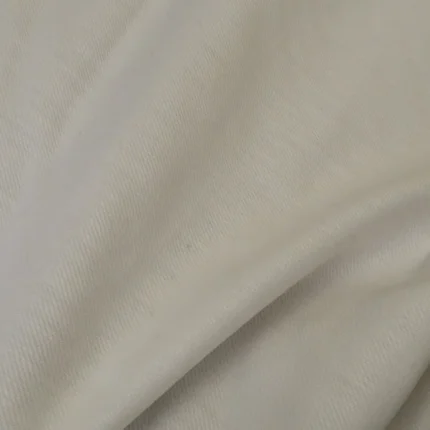 Gabardén bílý lněný